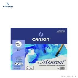 Canson Montval akvarelltomb 4r 300g 12 lap cp 24x32cm
