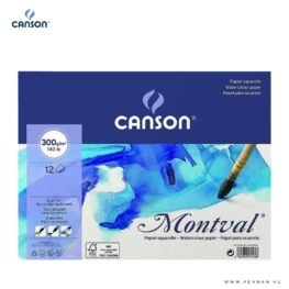 Canson Montval akvarelltomb 4r 300g 12 lap cp 40x50cm