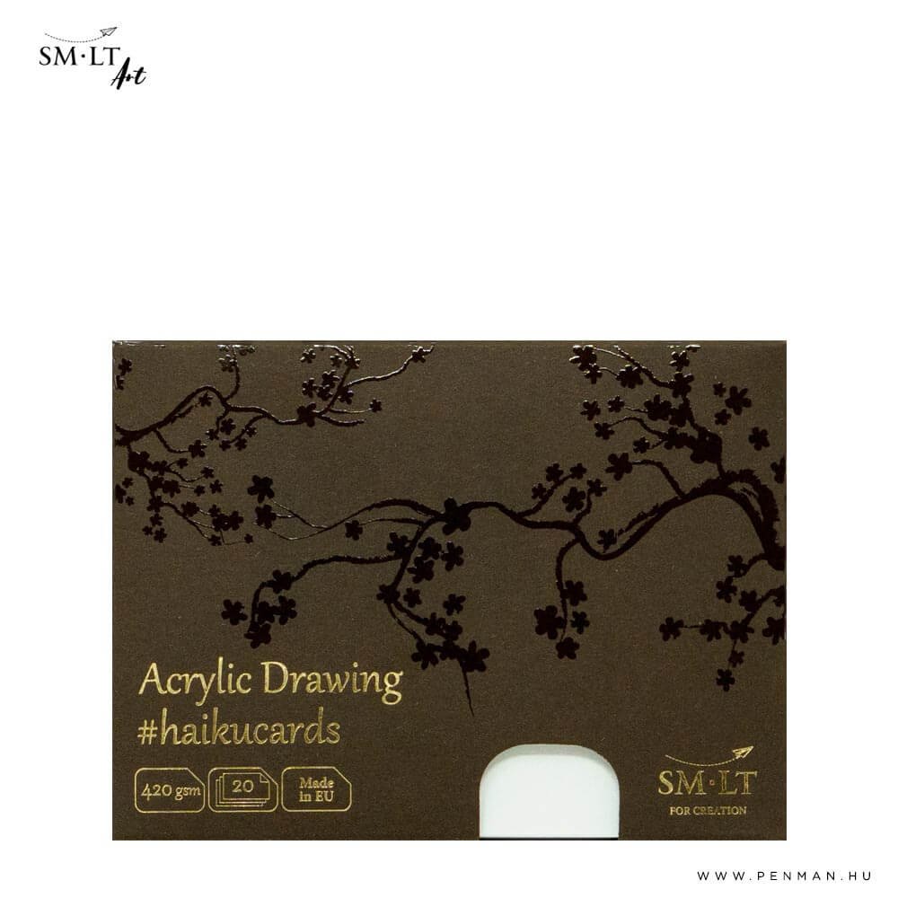 SMLT Akvarell festokartyak dobozban 250gr 12 lap A5