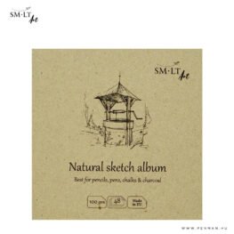 SMLT Mini album natur feher 100gr 48 lap 14x14cm a