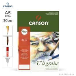 canson cagrain papir a5 30lap 224g rr finom