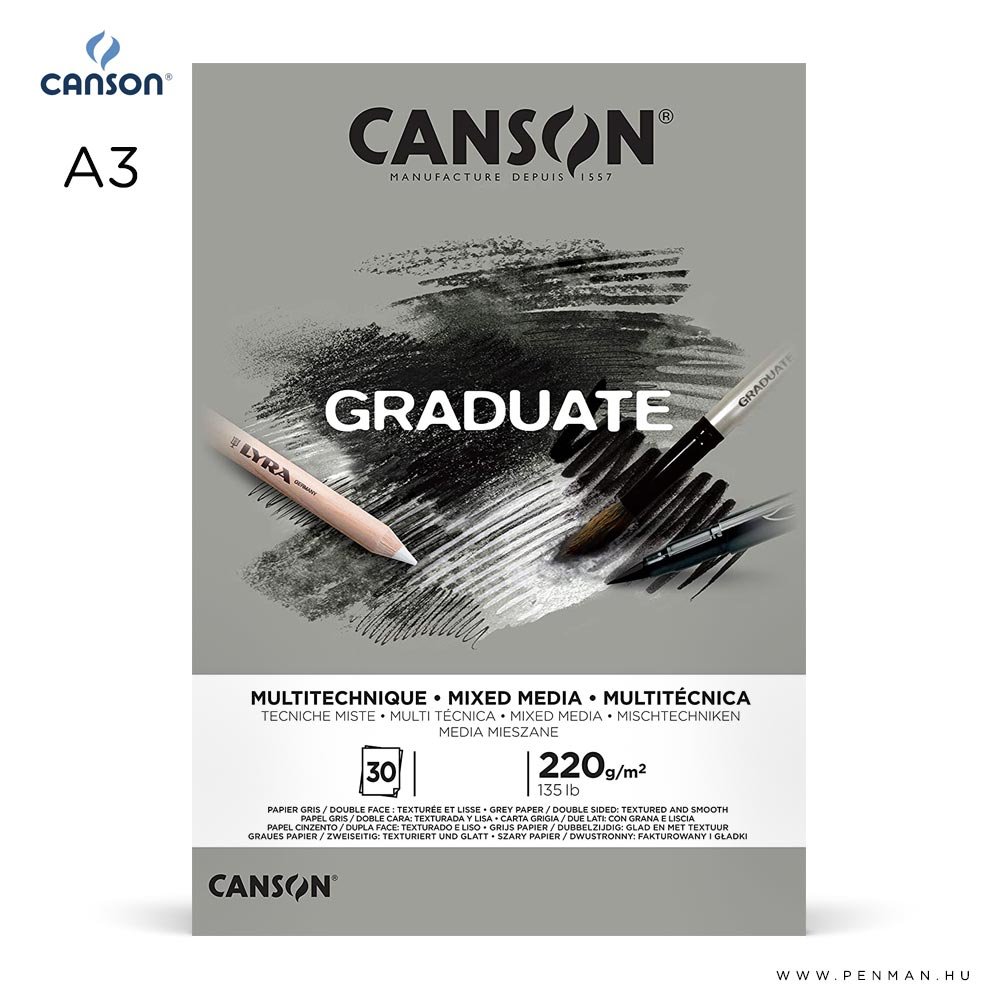 canson graduate grey A3 001