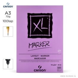 canson xl marker papir a3 100lap 70g rs sima