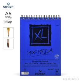 canson xl mix media papir a5 15lap 300g rs finom