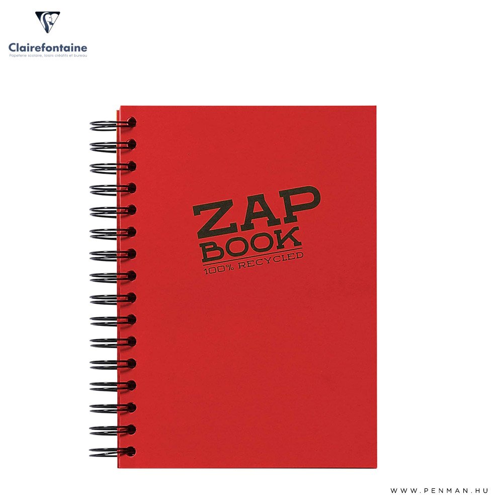 clairefontaine zap book vazlatfuzet piros A5 001
