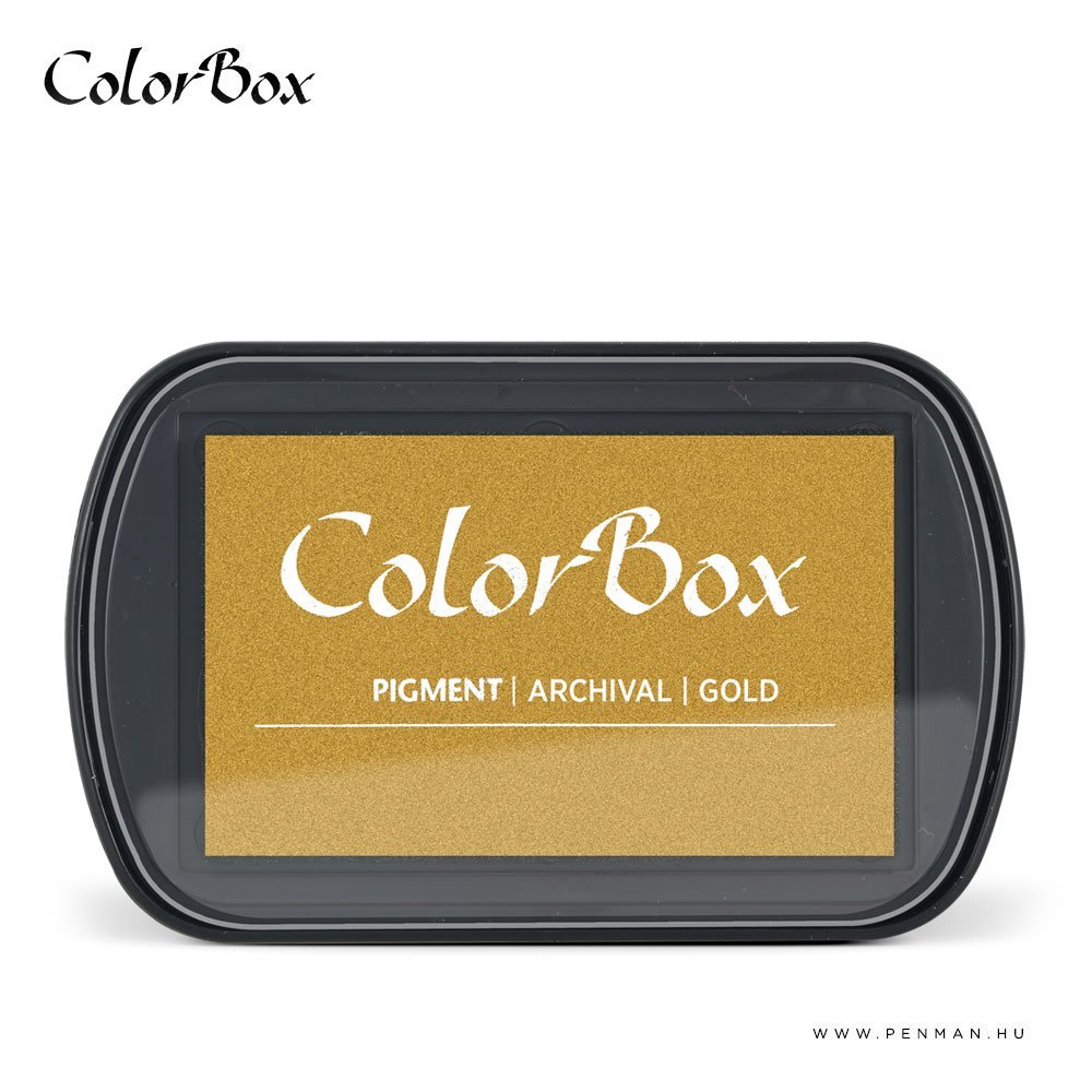 colorbox inkpad gold