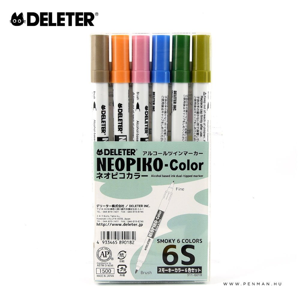 deleter neopiko color 6 smoky colors 01