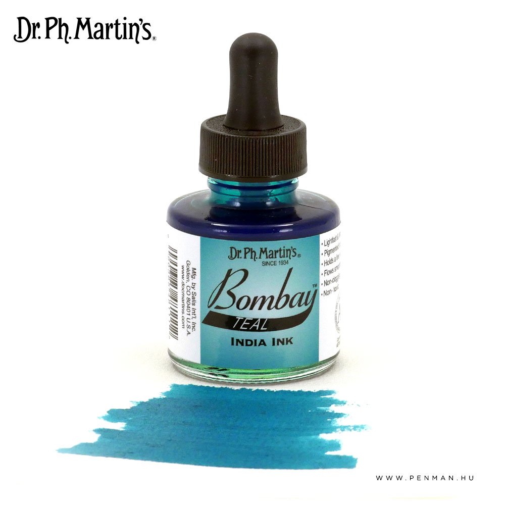 dr ph martins bombay teal india ink 002