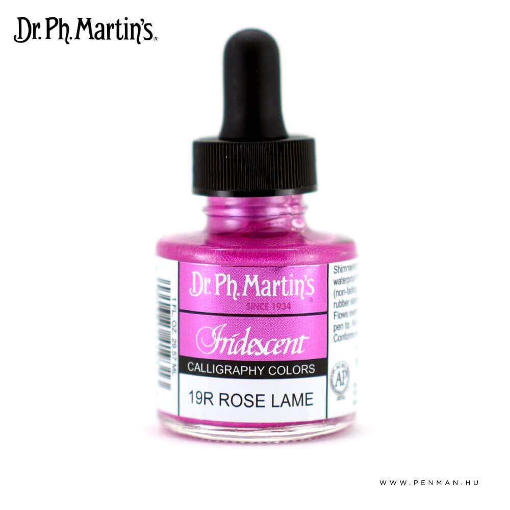 dr ph martins iridescent rose lame 001