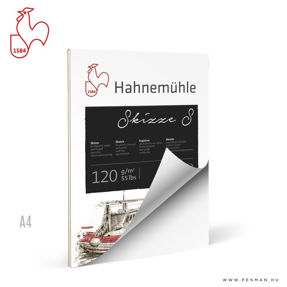 hahnemuhle skizze s skicc tomb 120g a4 rr lap