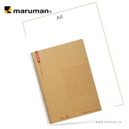 maruman spiral note A5 kocka 80lap penman