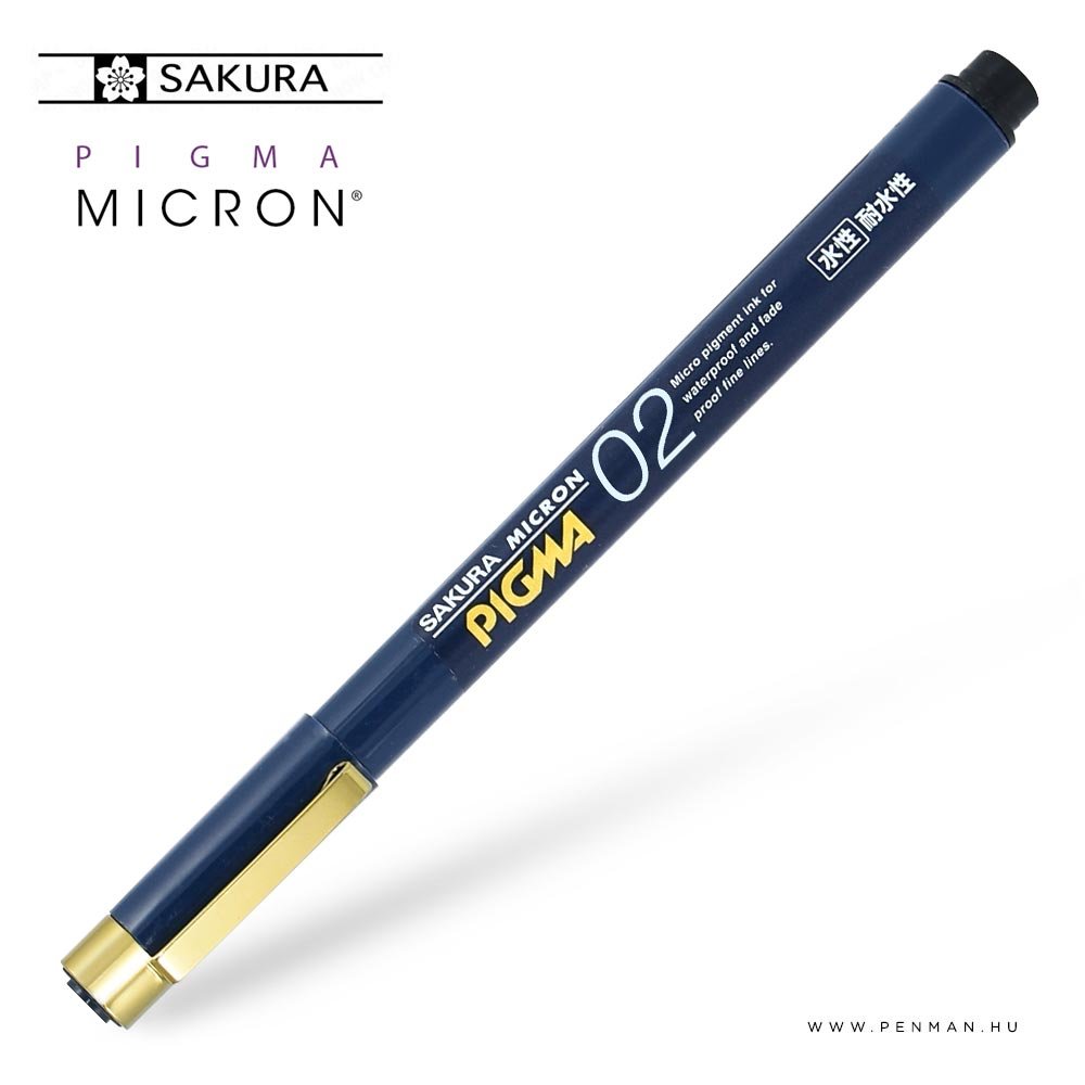sakura pigma micron 02 fekete japan edition