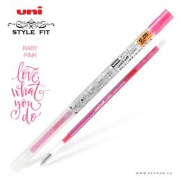 uni style fit 028 refill baby pink