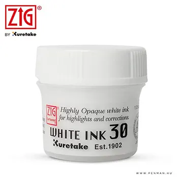 kuretake zig white ink 30ml 001 1 image 0012