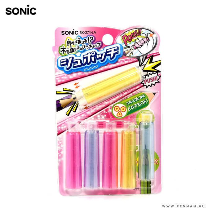 sonic ceruza hegyvedo 6db pink 001
