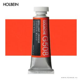 holbein gouache 15ml brilliant orange 001