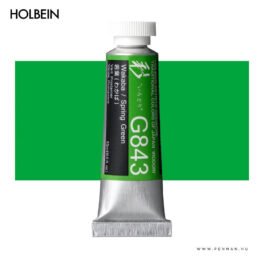 holbein gouache 15ml spring green 001