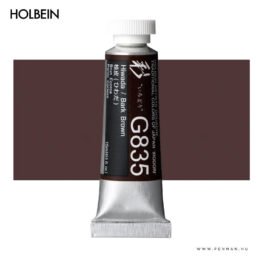 holbein gouache 15ml bark brown 001