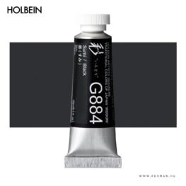 holbein gouache 15ml black 001