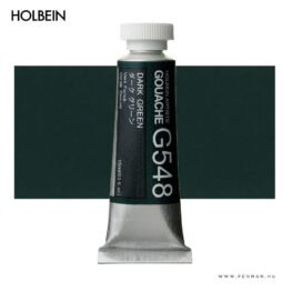 holbein gouache 15ml dark green 001