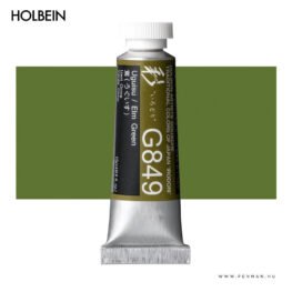 holbein gouache 15ml elm green 001