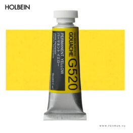 holbein gouache 15ml permanent yellow 001