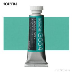 holbein gouache 15ml turquoise green 001