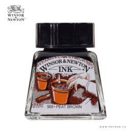 winsor and newton tinta 14ml peat brown 001