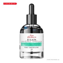 Jacques Herbin akvarell tinta vert emeraude 50ml 001