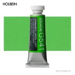 holbein gouache 15ml 541 permanent green light 001