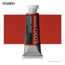 holbein gouache 15ml 605 chinese orange 001
