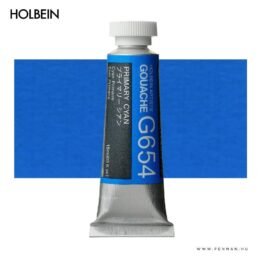 holbein gouache 15ml 654 primary cyan 001