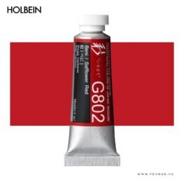 holbein gouache 15ml 802 sunflower red 001