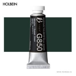 holbein gouache 15ml 850 russet green 001