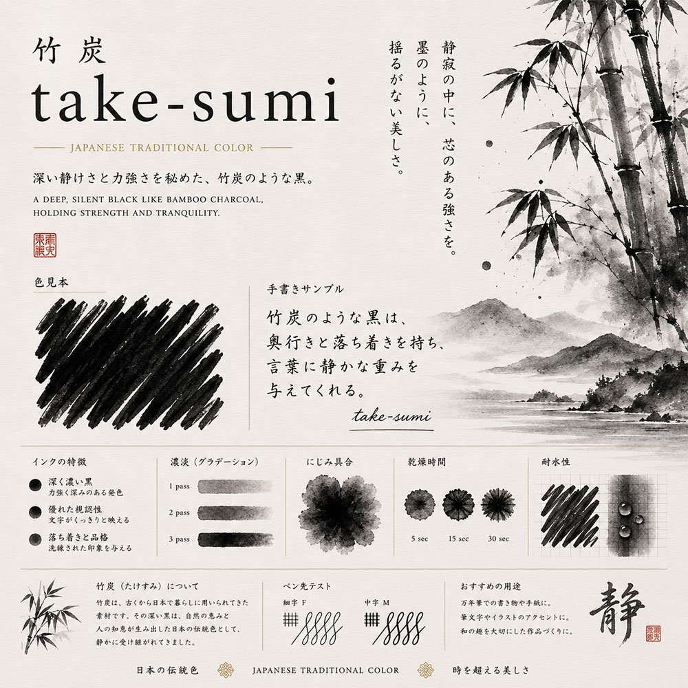 pilot iroshizuku take sumi 010