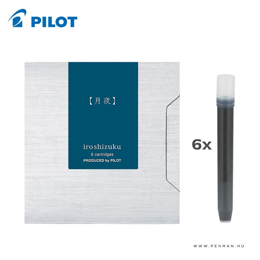 pilot iroshizuku tintapatron 6db shin kai 001