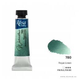 rosa gallery akvarell tubus 10ml royal green 780