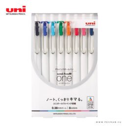 Uni Ball One 8 darabos zselés toll készlet hard 0,38
