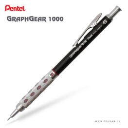 pentel graphgear1000 05 fekete ezust 001