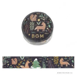 BGM washi szalag róka 001