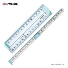 Kutsuwa vonalzó összecsukható 30 cm menta 001