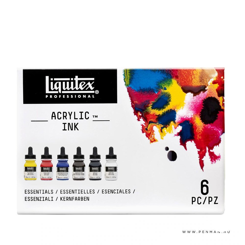 Liquitex folyékony akrilfestek 30ml 6db Essentials 002