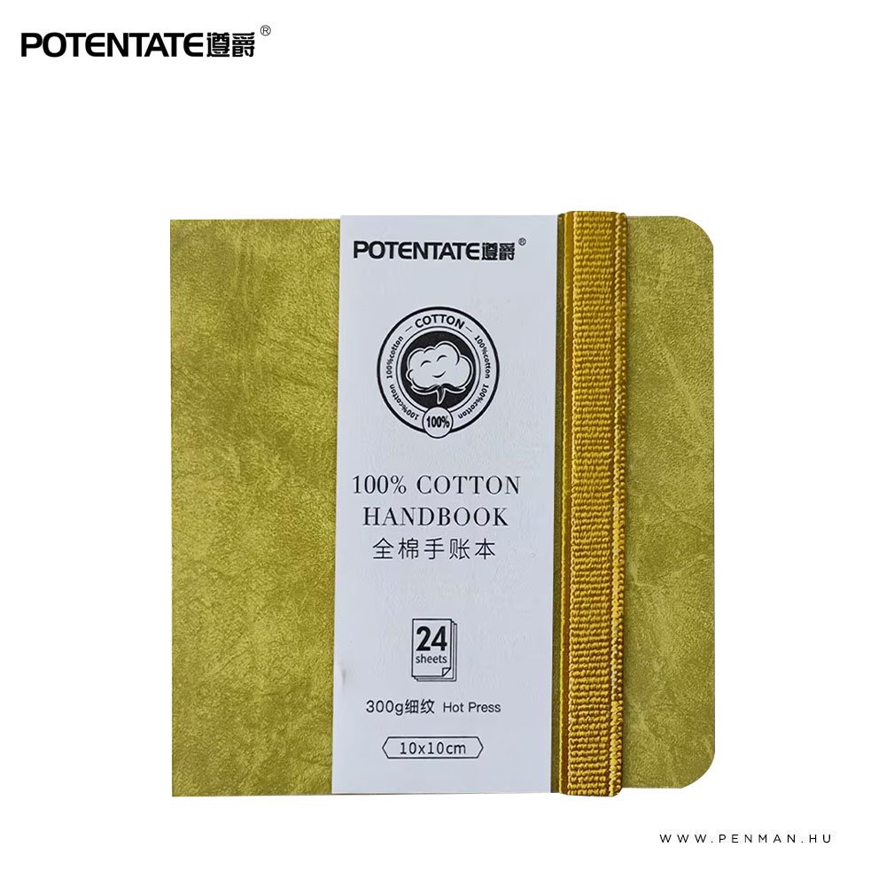 potentate akvarell tomb 10x10 zold 300g hp 001