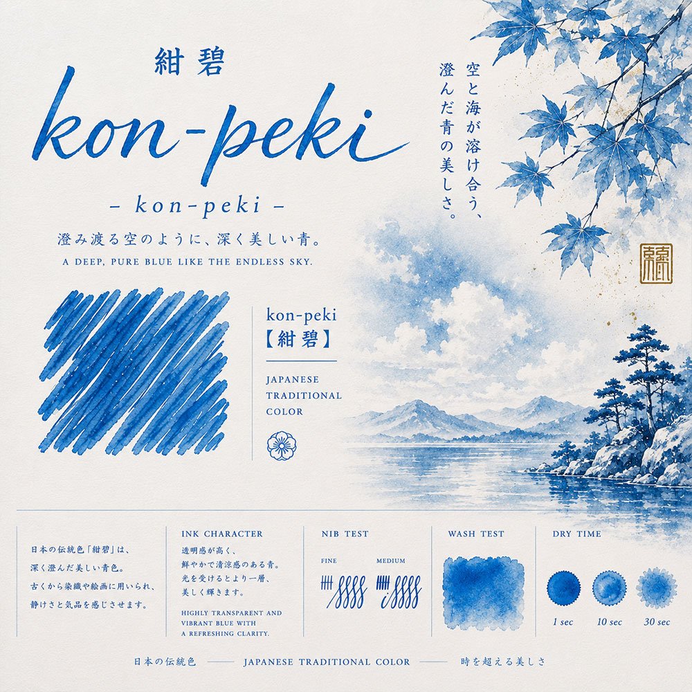 pilot iroshizuku kon peki 010