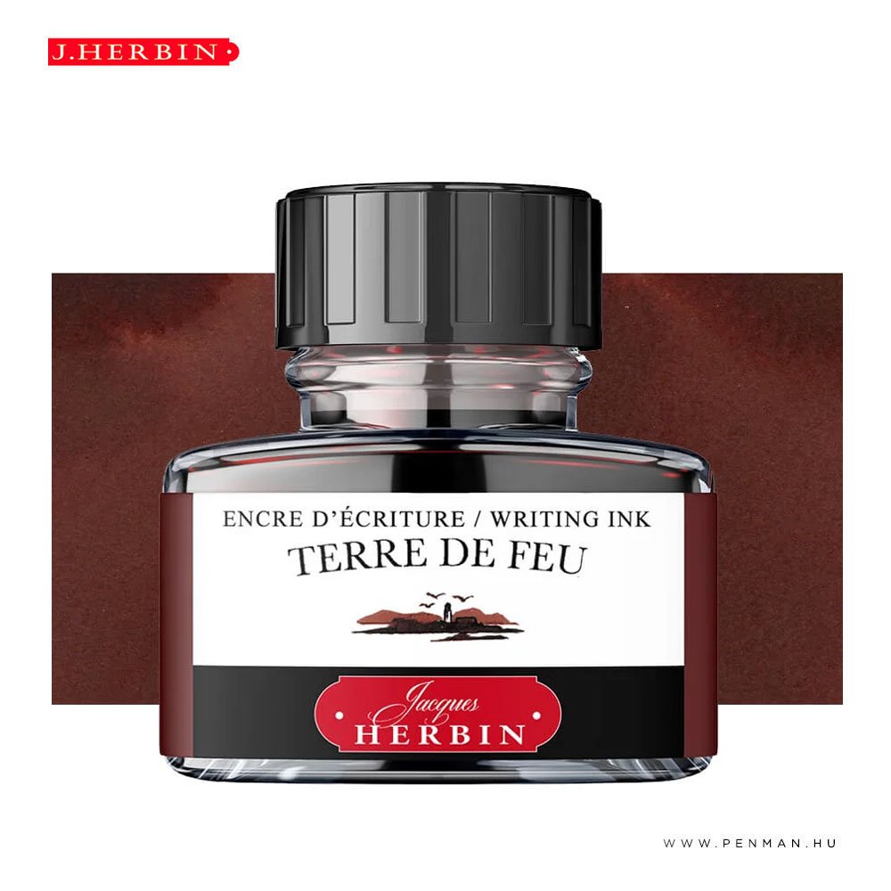 herbin toltotoll tinta 30ml terre de feu 001
