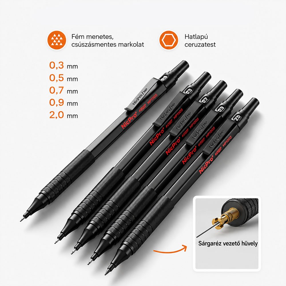 Nicpro mechanikus ceruza keszlet MG476 003