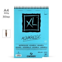canson xl aquarelle papir a4 30lap 300g rs finom