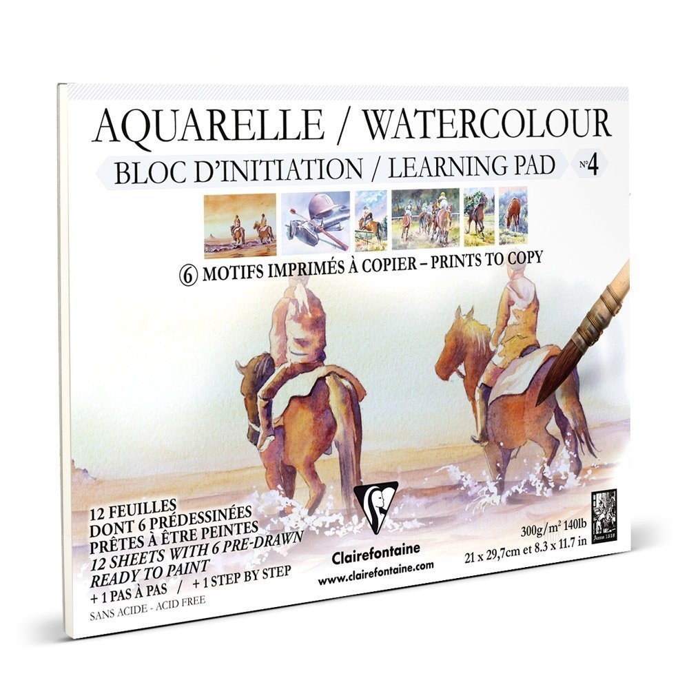 clairefontaine watercolour learning pad no4 penman