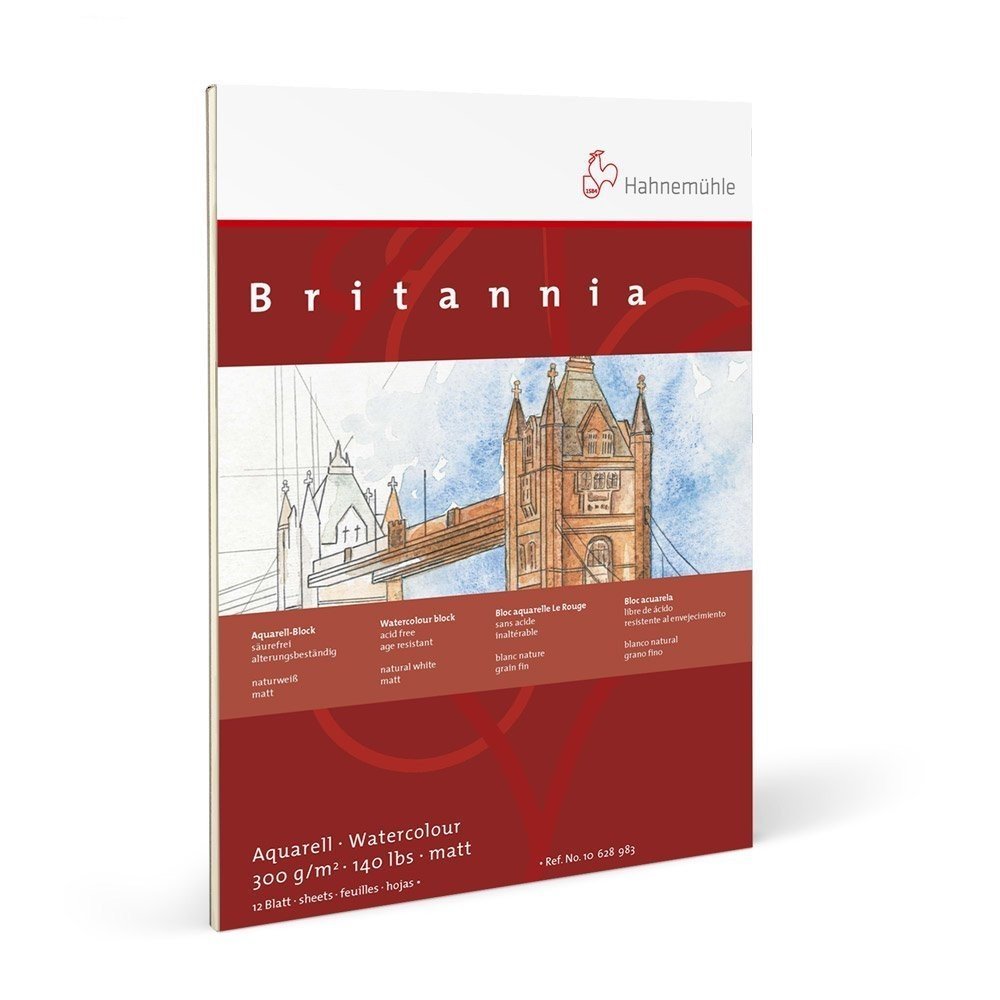 hahnemuhle britannia matt blokk 300g 30x40 rr