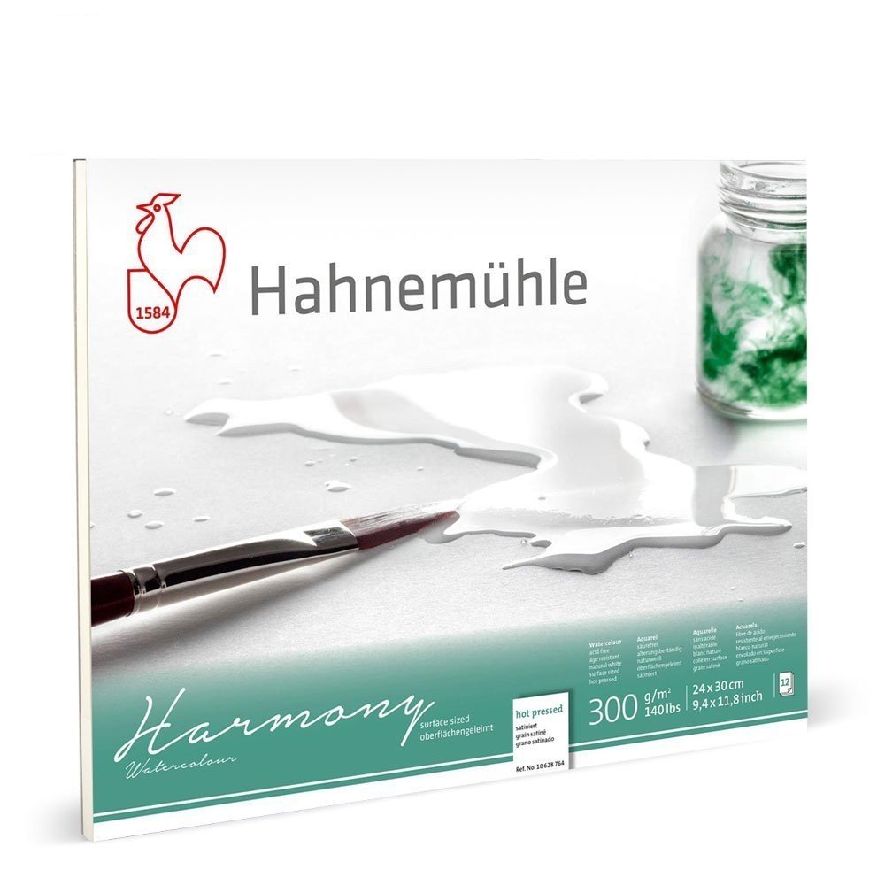 hahnemuhle harmony 300g akvarell papir hp